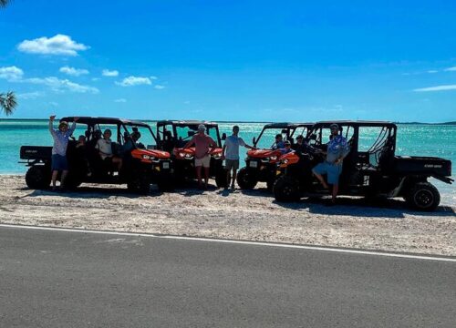 Exuma,Bahamas: 6 Seater Buggy/Jeep Rental with Bluetooth speakers